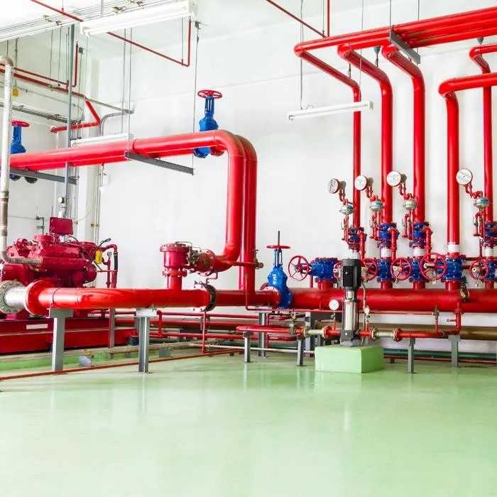 Sistema de combate a incêndio industrial