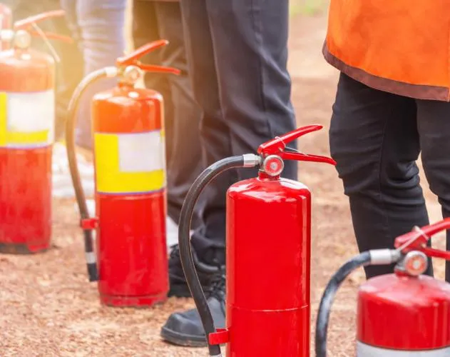 Treinamento de incêndio nas empresas
